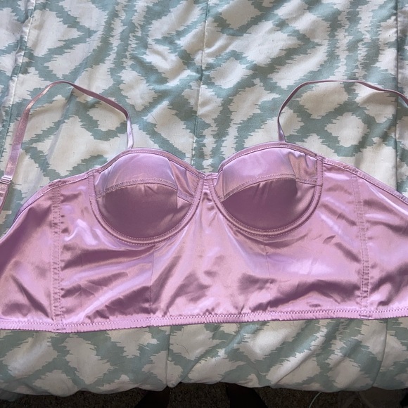 Purple bustier top - Picture 2 of 4